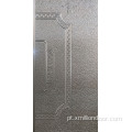 Placa de porta de aço estampada com design elegante